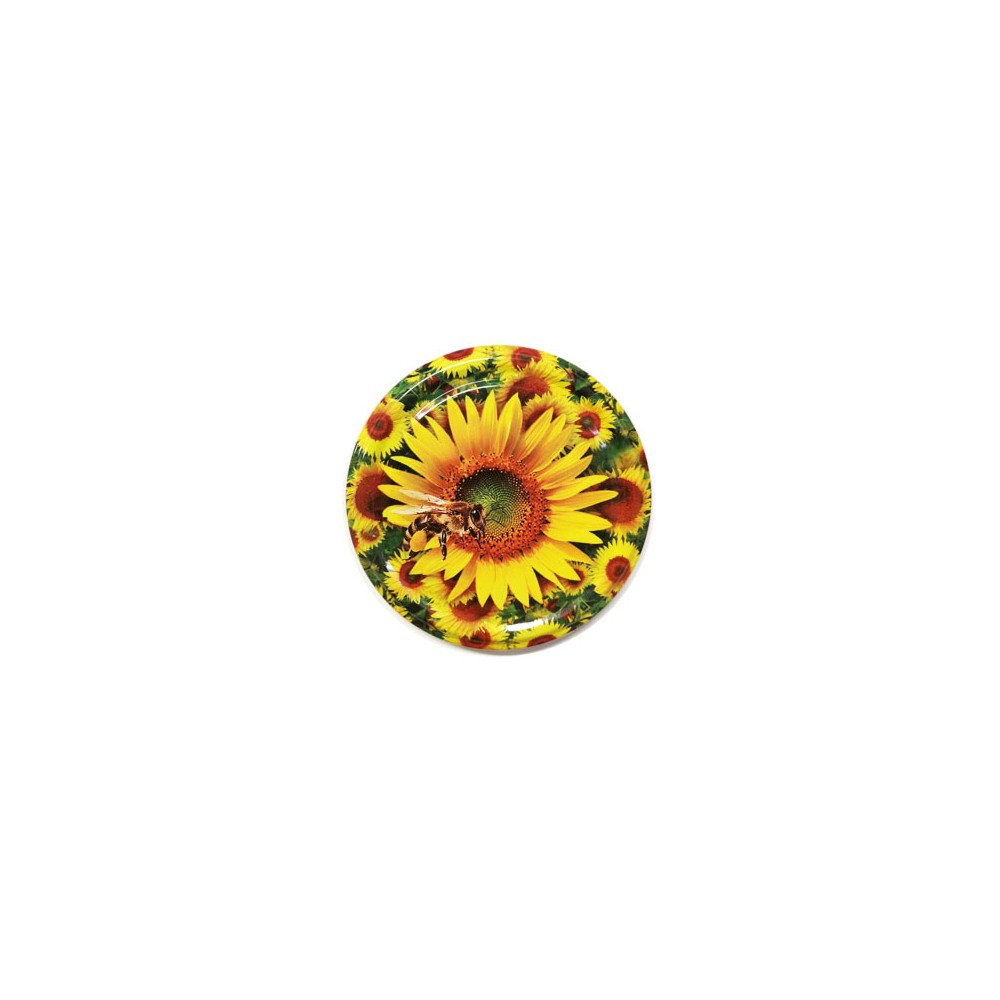 82mm Twist-Off Lid (Sunflower & Bee) x 10 Lids