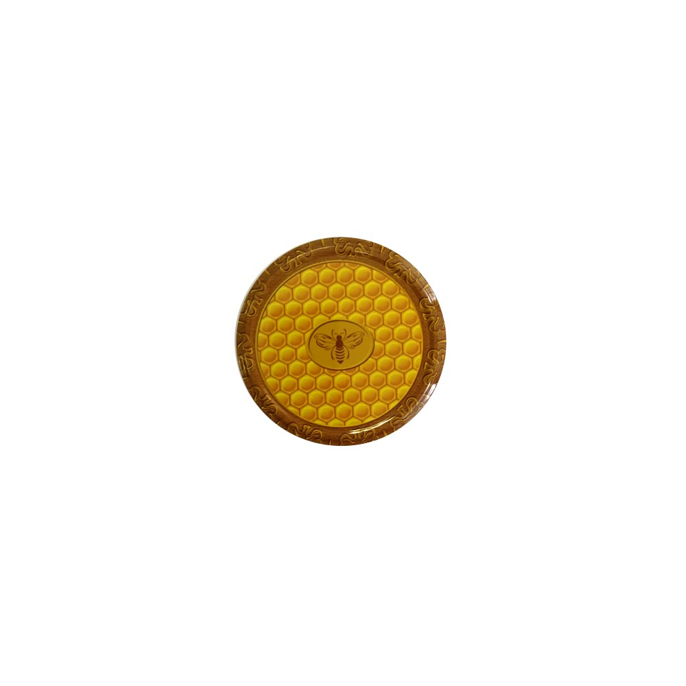 82mm Twist-Off Lid (Logo Bee) x 10 Lids