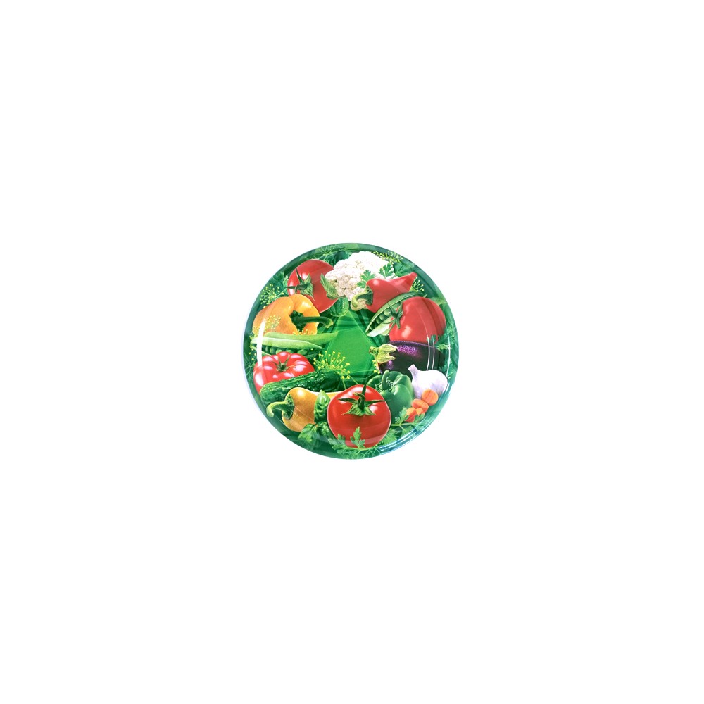 82mm Twist-Off Lid (Vegetable 1) x 10 Lids